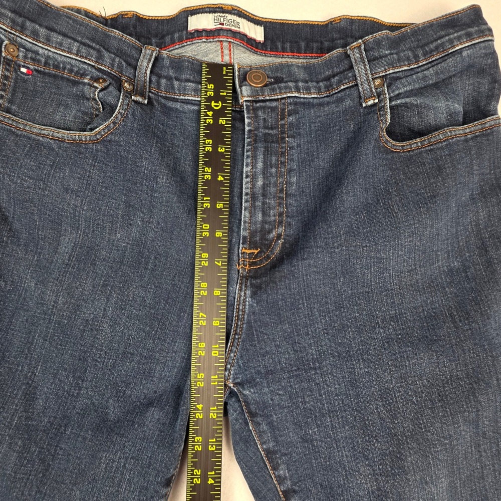 Tommy Hilfiger Classic 867 Denim‎ Mens Jeans 36x30 Blue Comfort Fit Straight Leg - Picture 8 of 10